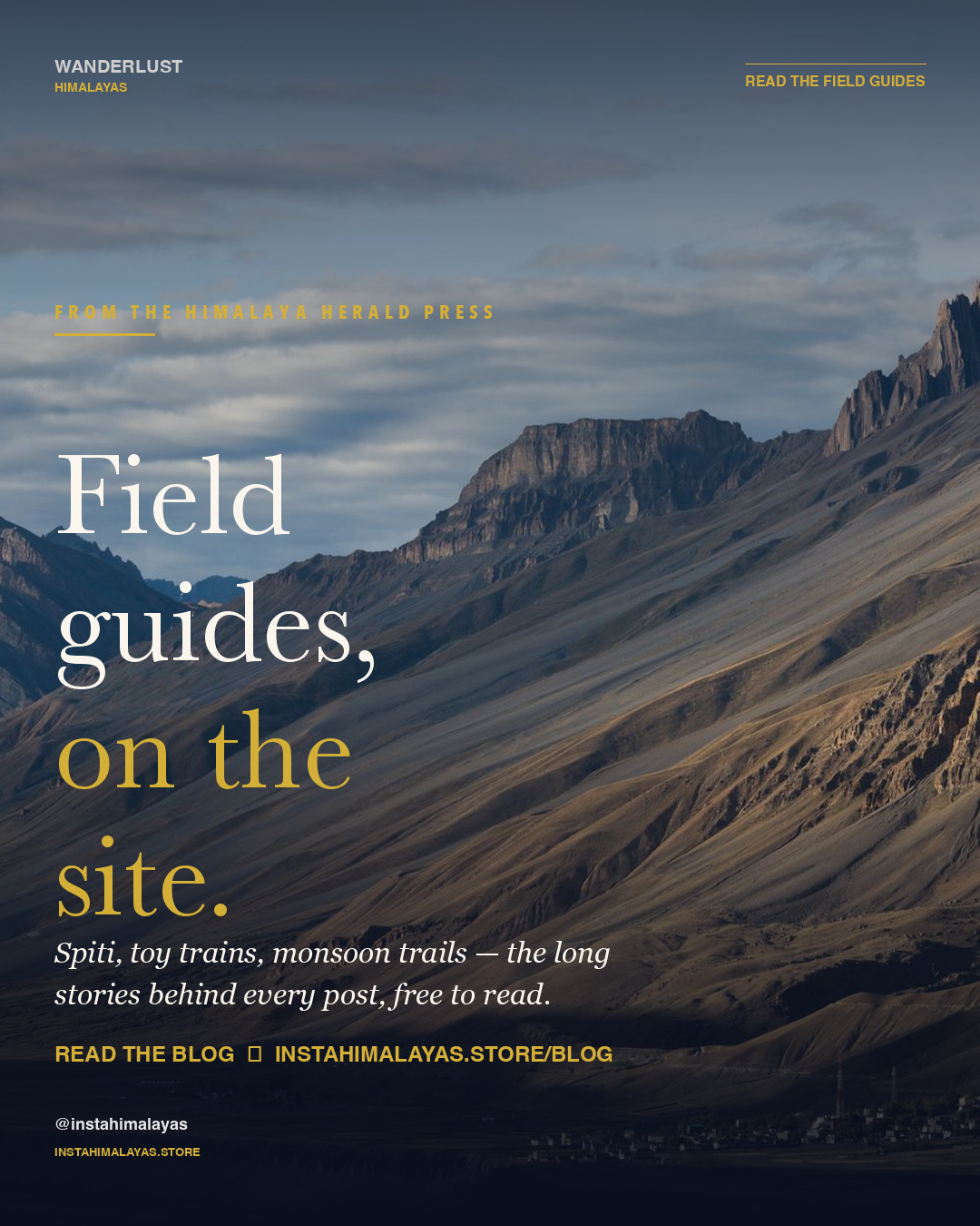Read the field guides — instahimalayas.store blog Spiti