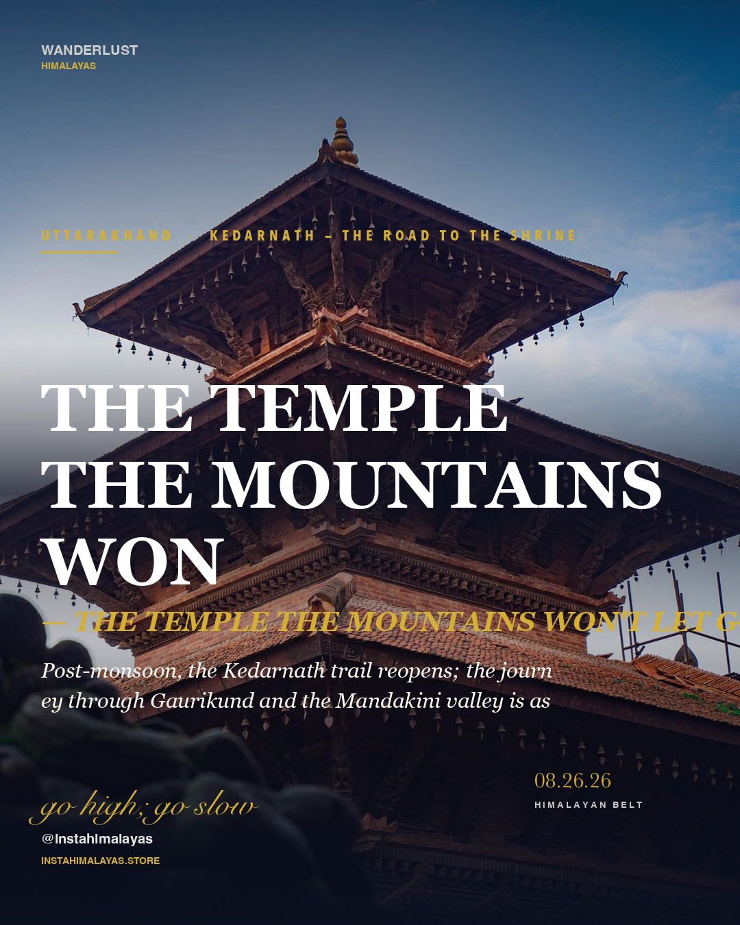Kedarnath: The Pilgrimage That Climbs 3,583 Metres