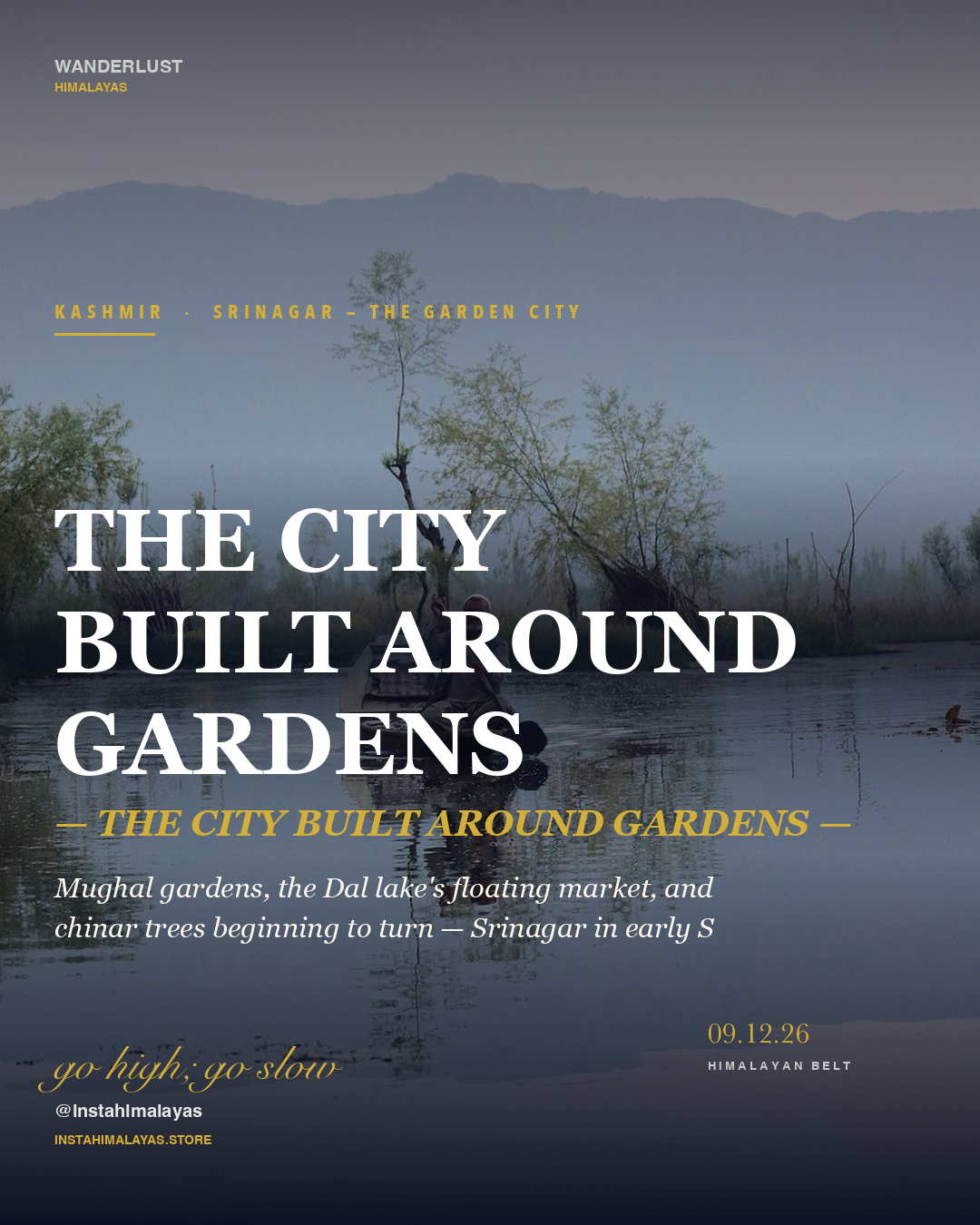Srinagar: The Garden City on the Lake